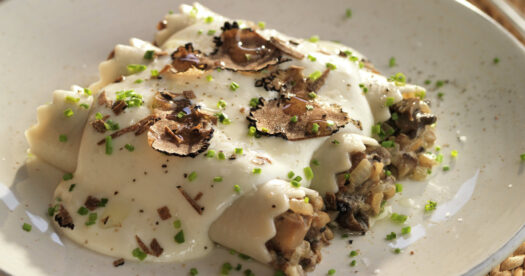 Canelones de Setas y Trufa