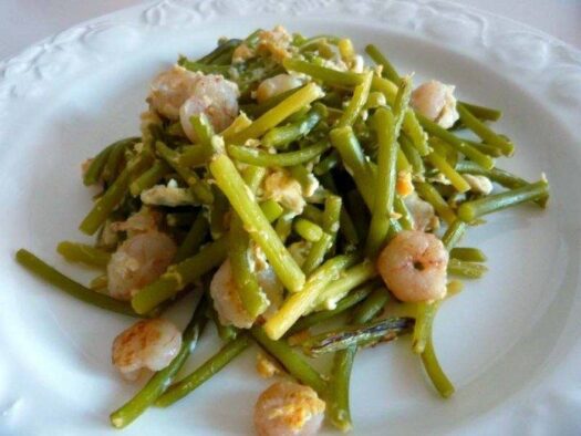 Revuelto de Setas y Ajetes